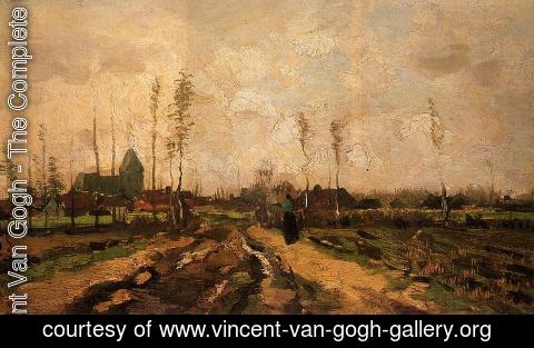 Vincent Van Gogh - Landscape with Church and Farms