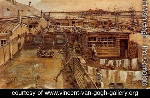 Vincent Van Gogh - Carpenter's Workshop, Seen from the Artist's Studio