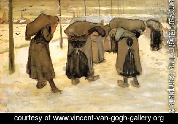 Vincent Van Gogh - Woman Miners Carrying Coal