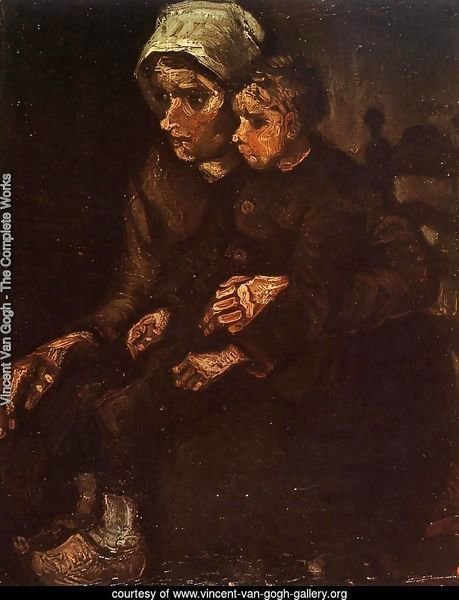 Peasant Woman with a Child in Her Lap