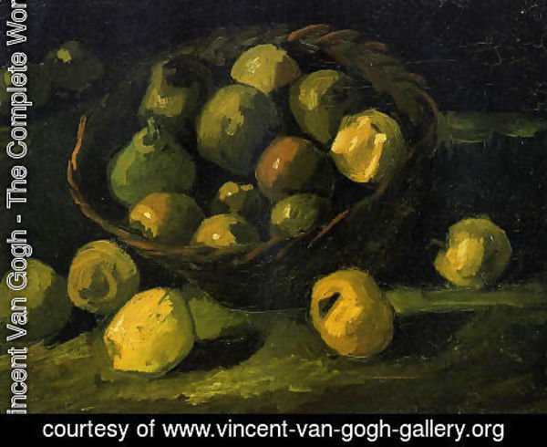 Vincent Van Gogh - Still Life with Basket of Apples