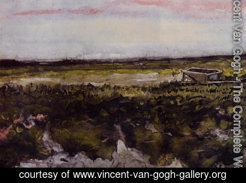 Vincent Van Gogh - The Heath with a Wheelbarrow