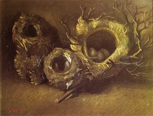 Vincent Van Gogh - Still Life with Three Birds' Nests