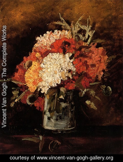 Vincent Van Gogh - Vase with Carnations 2