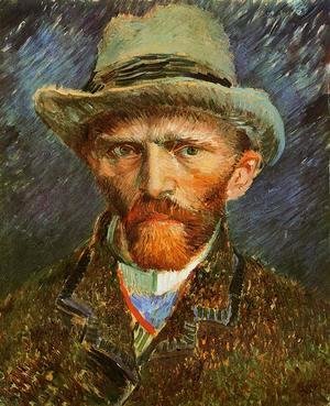 Vincent Van Gogh - Self Portrait with a Grey Felt Hat