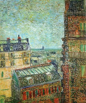 Vincent Van Gogh - View of Paris from Vincent's Room in the Rue Lepic
