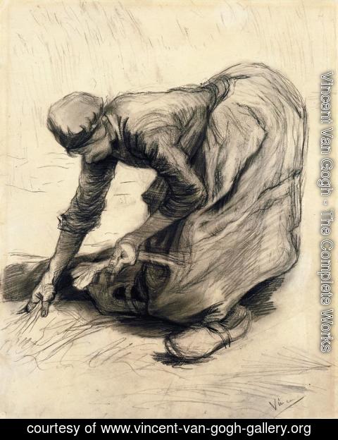 Vincent Van Gogh - Peasant Woman Gleaning