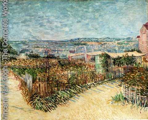 Vincent Van Gogh - Vegetable Gardens in Montmartre I