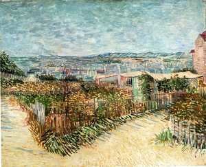 Vincent Van Gogh - Vegetable Gardens in Montmartre I