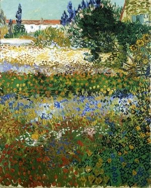 Vincent Van Gogh - Garden with Flowers I