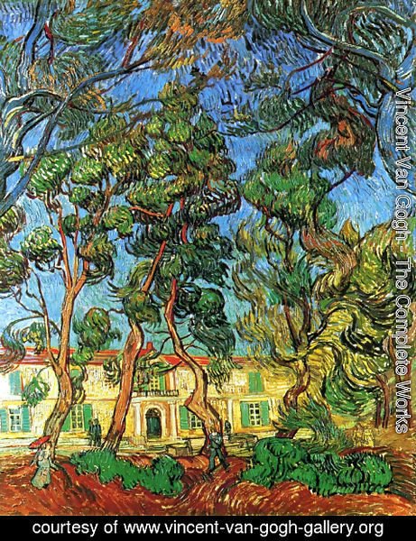Vincent Van Gogh - The Grounds of the Asylum