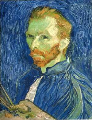 Vincent Van Gogh - Self Portrait with Pallette