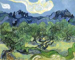 Vincent Van Gogh - The Alpilles with Olive Trees in the Foreground