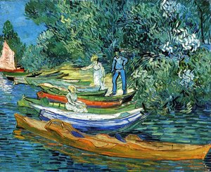 Vincent Van Gogh - Rowing Boats on the Banks of the Oise