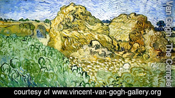 Vincent Van Gogh - Field with Stacks of Wheat 2