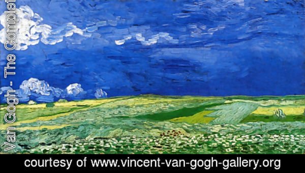 Vincent Van Gogh - Wheatfields under a Clouded Sky