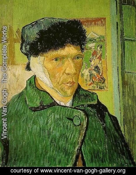 Vincent Van Gogh - Self-Portrait with Bandaged Head