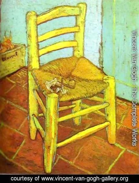 Vincent Van Gogh - Vincent's Chair with Pipe