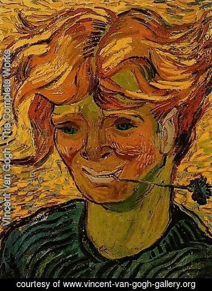 Vincent Van Gogh - Young Man with a Corflower