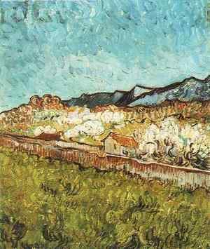 Vincent Van Gogh - Aux pieds des montagnes 1889