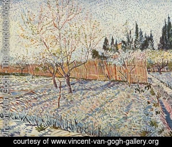 Vincent Van Gogh - field on winter