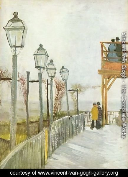 Vincent Van Gogh - Lamps in the street