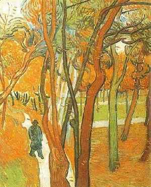 Vincent Van Gogh - Les feuilles tombantes 1889