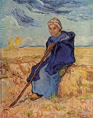 Vincent Van Gogh - old woman sitting