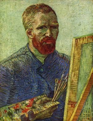 Vincent Van Gogh - Self Portrait while painting