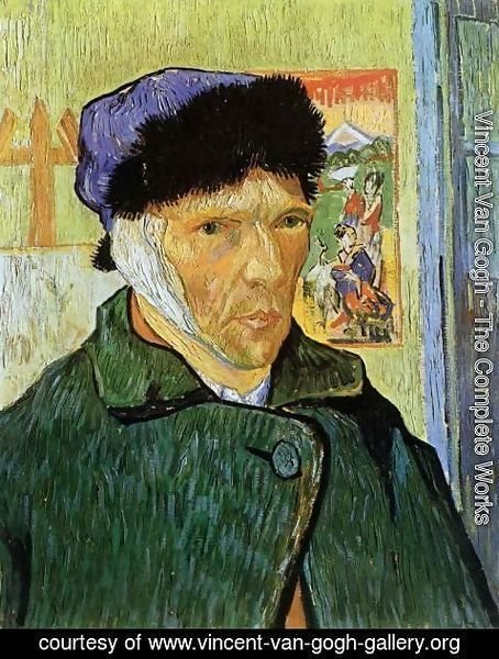 Vincent Van Gogh - Self Portrait with Badaged Ear