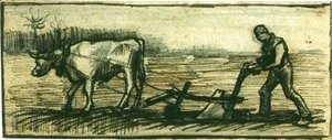 Vincent Van Gogh - At The Plough