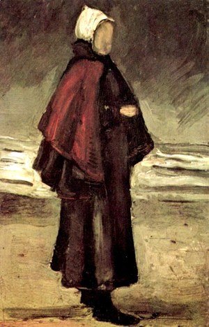Vincent Van Gogh - Fishmans Wife On The Beach 1882