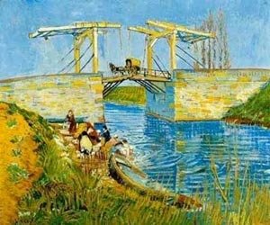 The Langlois Bridge With Women Washing 1888