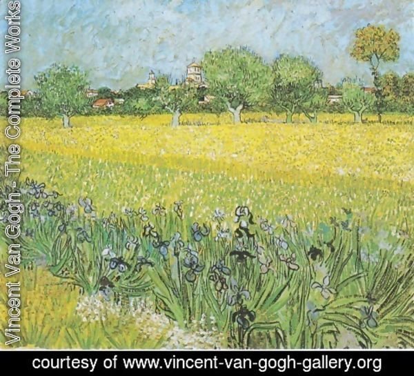 Vincent Van Gogh - View Of Arles With Iris 1889
