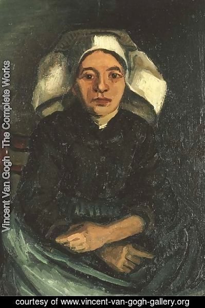 Vincent Van Gogh - Peasant Woman, Half-Figure, Sitting