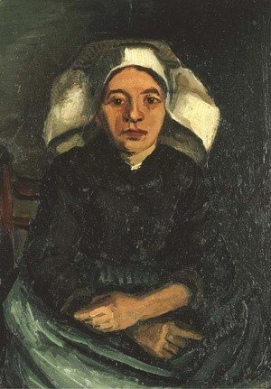Vincent Van Gogh - Peasant Woman, Half-Figure, Sitting