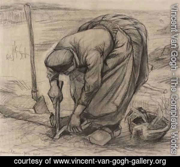 Vincent Van Gogh - Planteuse des betteraves