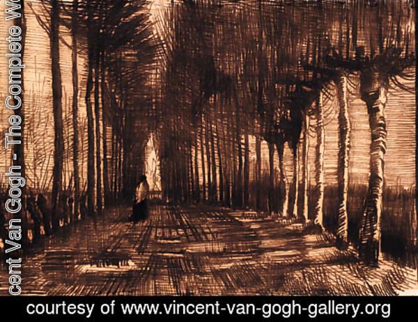 Vincent Van Gogh - Personnage sur la route