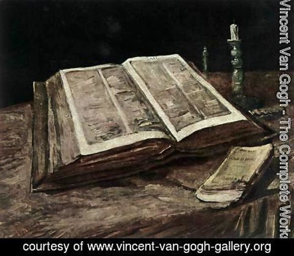 Vincent Van Gogh - Still-Life with Open Bible
