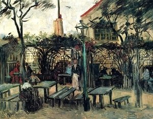 Vincent Van Gogh - Terrace of a Cafe on Montmartre (La Guinguette) in Montmartre