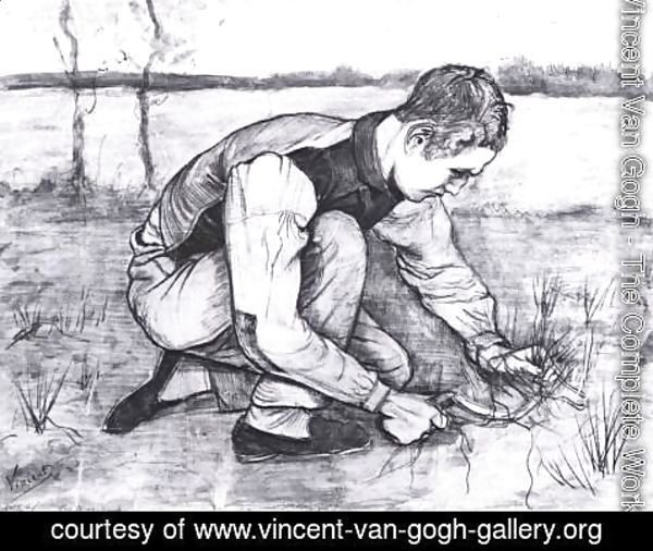 Vincent Van Gogh - Young Peasant with a Sickle