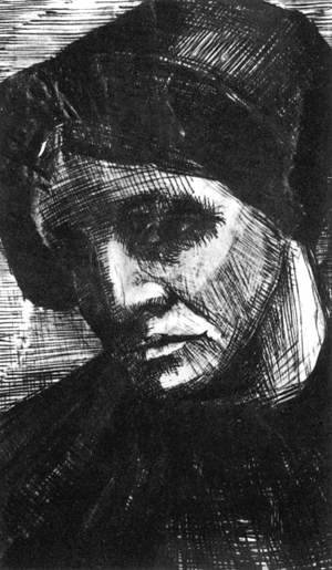 Vincent Van Gogh - Head of a Woman