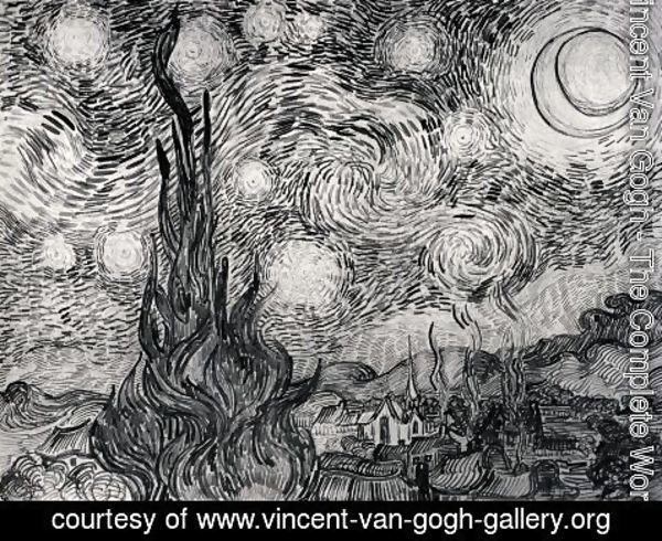 Vincent Van Gogh - Starry Night 2