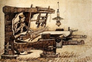 Vincent Van Gogh - Weaver The Whole Loom Facing Right