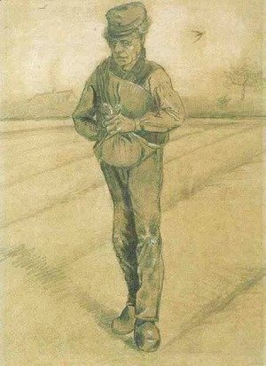 Vincent Van Gogh - Sower with Hand in Sack