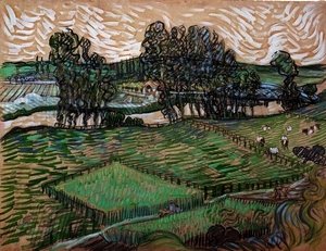 Vincent Van Gogh - Landscape with Bridge across the Oise