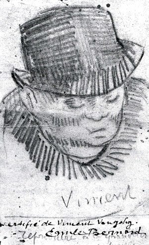 Vincent Van Gogh - Head of a Man with Hat