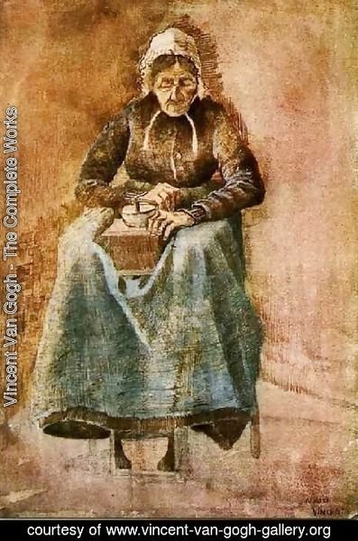Vincent Van Gogh - Woman Grinding Coffee