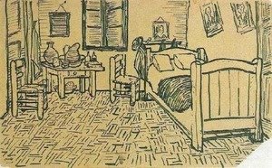 Vincent Van Gogh - Vincent's Bedroom in Arles 2