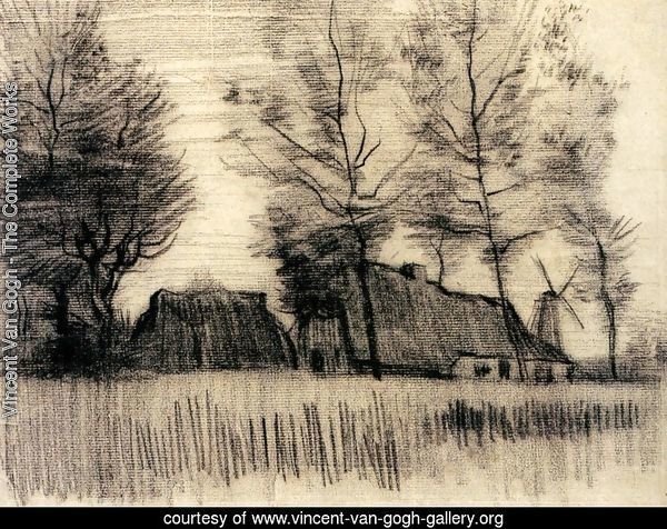 Landscape with Cottages and a Mill